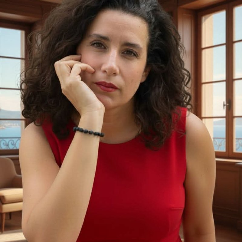 Arianna Isola durante un intervento